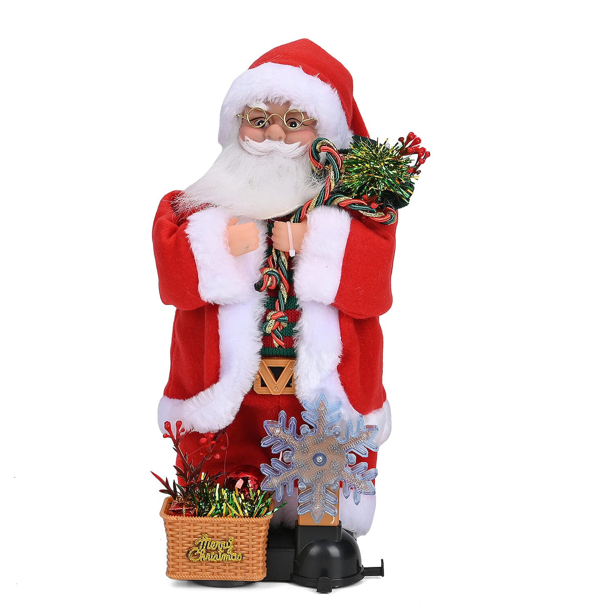 Christmas Ornament Electronic Santa Claus with Guitar 7835598 0