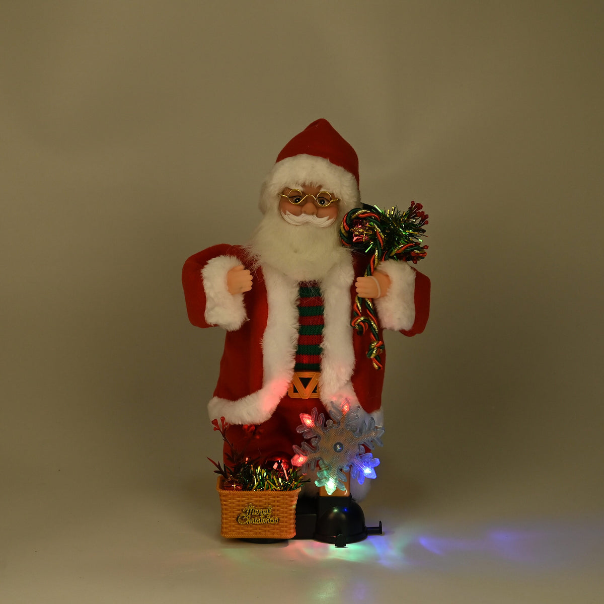 Christmas Ornament Electronic Santa Claus with Guitar 7835598 5