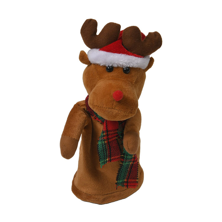 Stuffed Dancing Reindeer (3xAAA Battery not inc.) - Brown 7851245 1