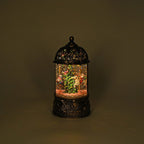Christmas Carousel Snow Dome Lantern