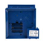 Christmas Snow Lanterns (Size - 17x17x35 cm) With 3 LED Light Blue
