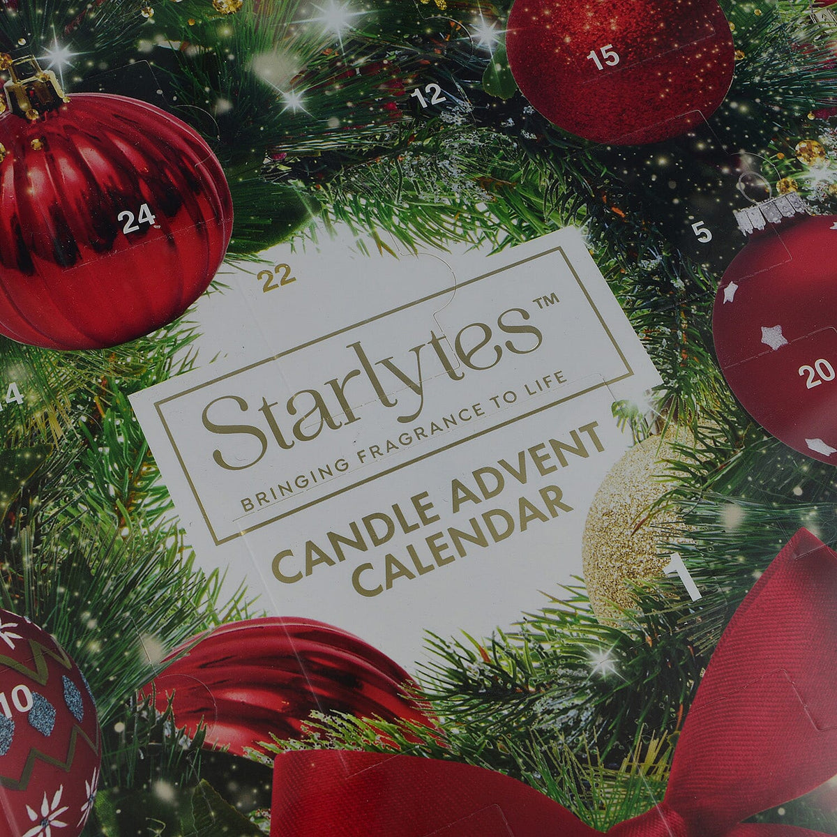 Starlytes Christmas Bauble Wreath Candle Advent Calendar 7678882 2