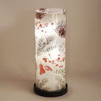 Winter Berries Sparkler Decorative Accents (Large, 21x8.5cm) - White