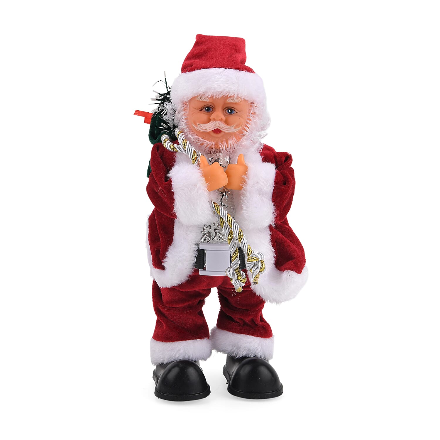 Dancing Santa with moving hips and festive music - Red &amp; White 8217769 0