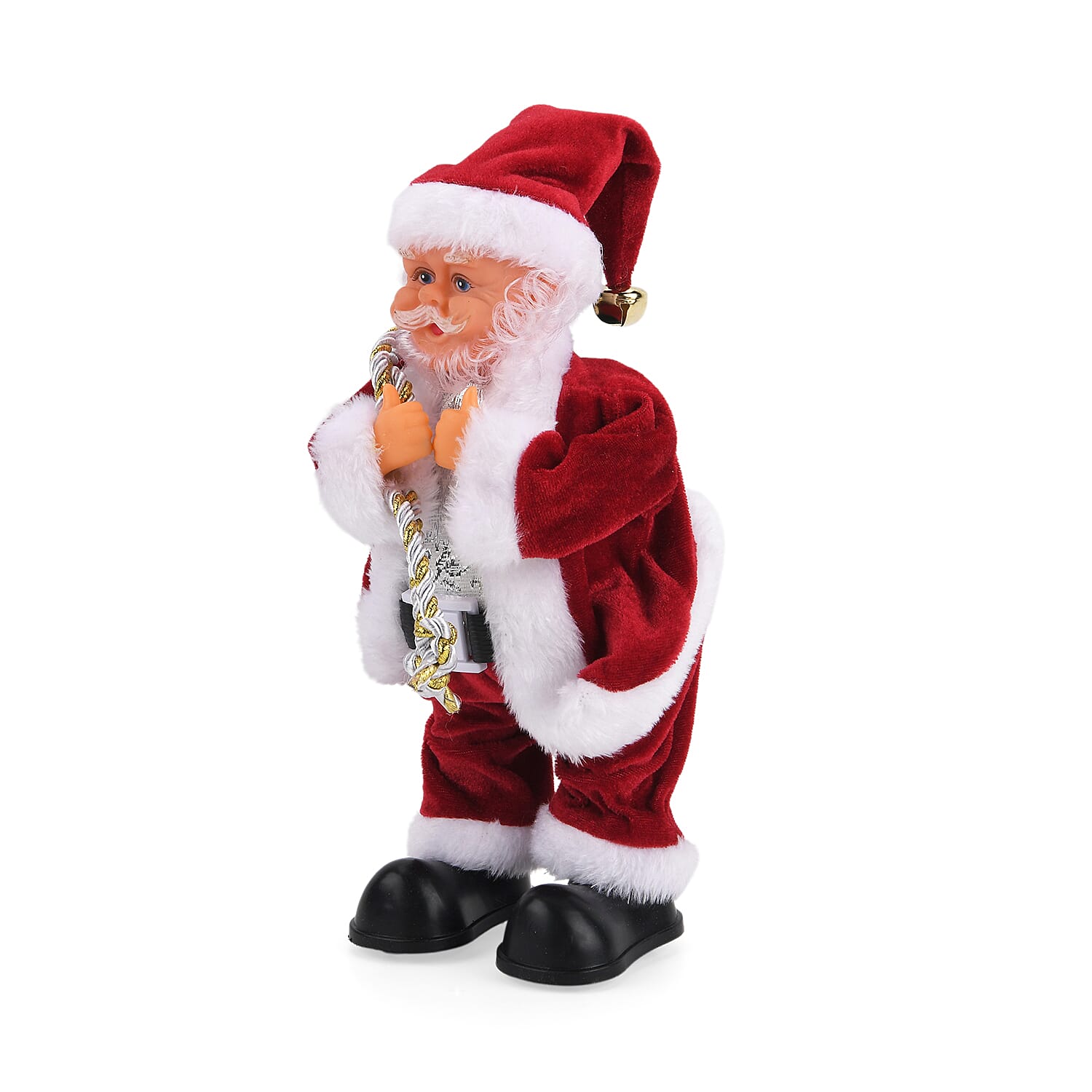 Dancing Santa with moving hips and festive music - Red &amp; White 8217769 4