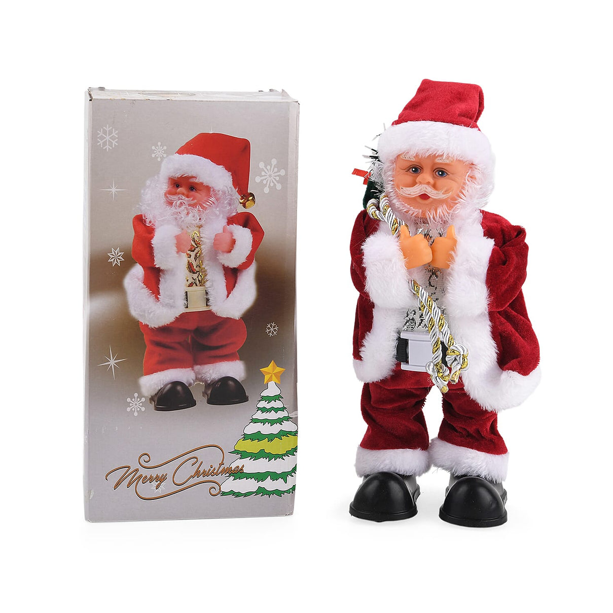 Dancing Santa with moving hips and festive music - Red &amp; White 8217769 8