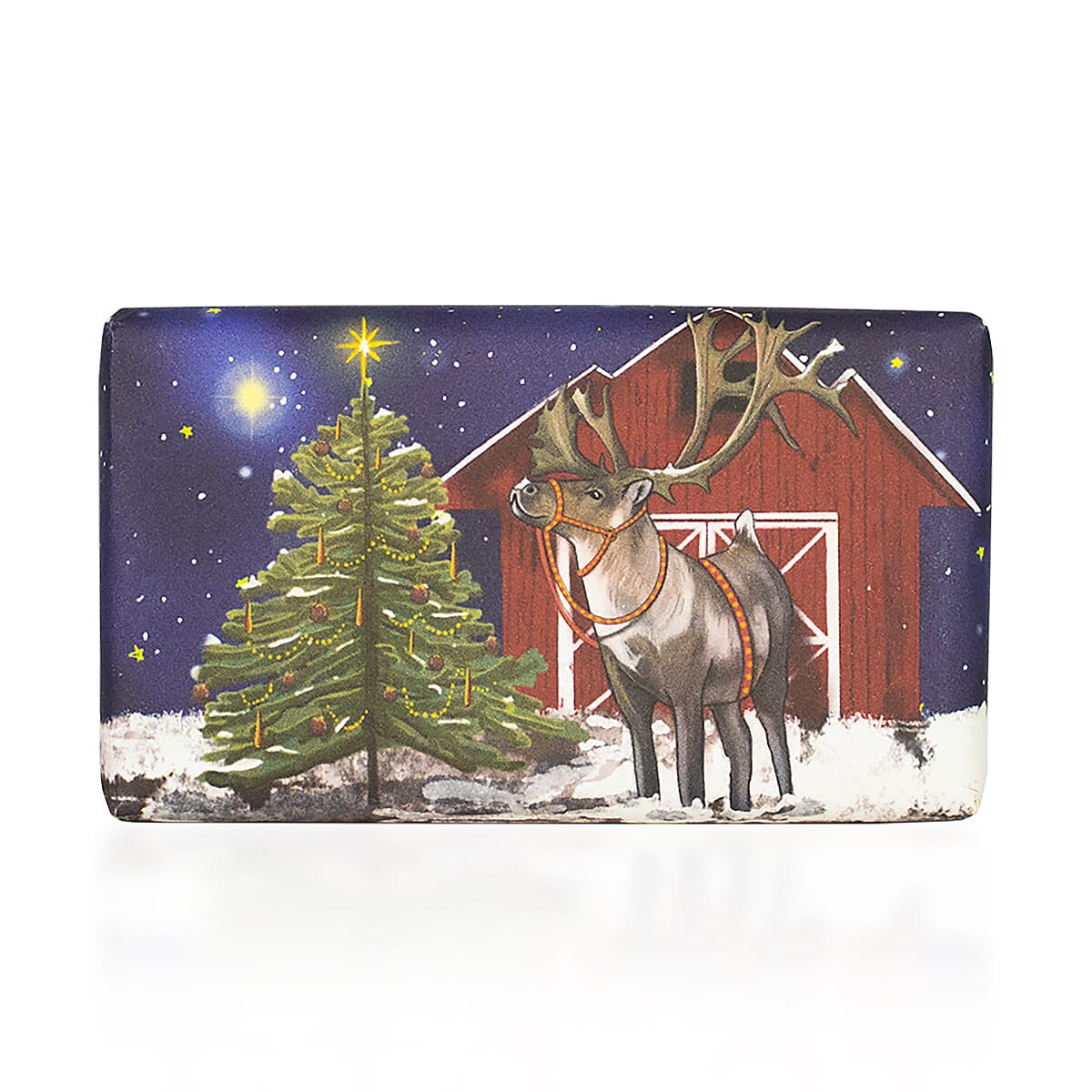 The English Soap Company - Christmas Reindeer (Fir Tree) Festive Soap Bar - 190g 8287977 1