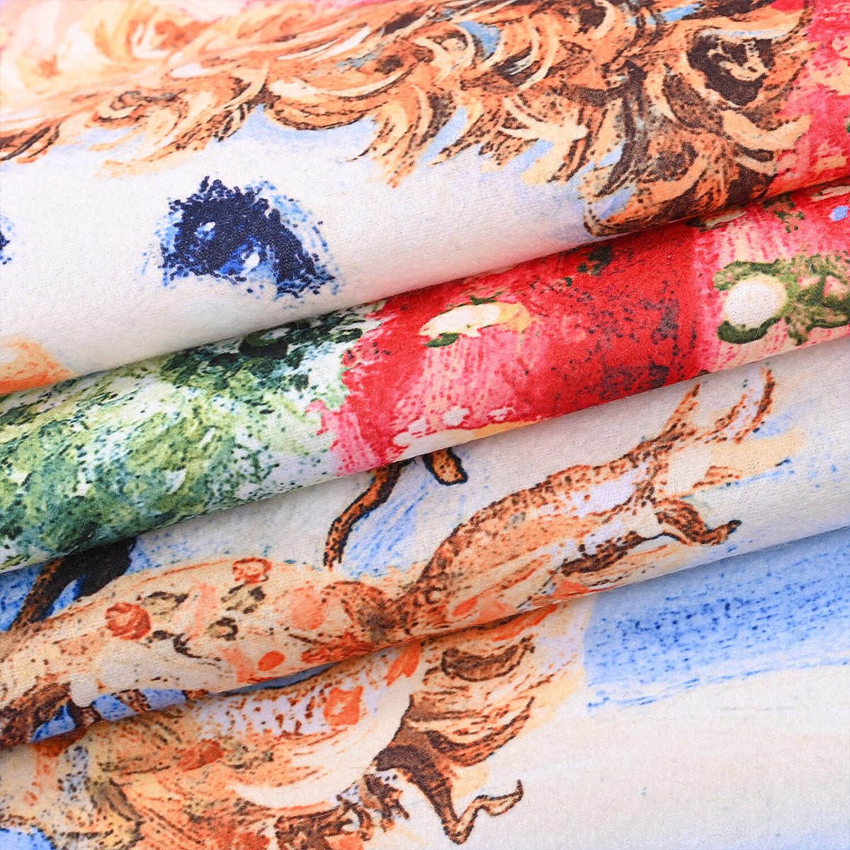 Christmas Tree Digital Printed Cozy Fleece 220 GSM Blanket (130x170cm) V32735321 4