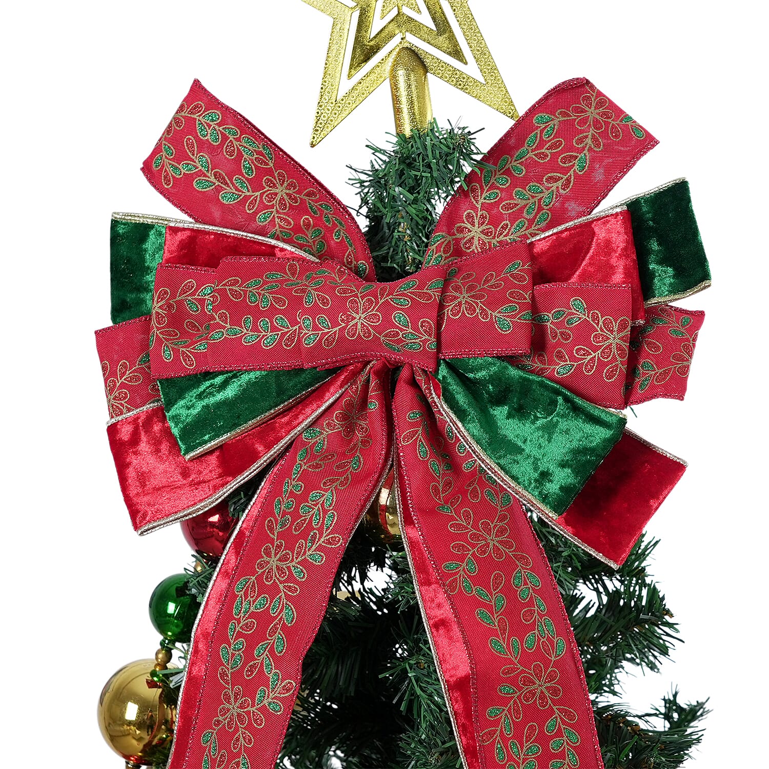 Christmas Ornament (Size - One Size) - Red Green &amp; Gold 8211950 5