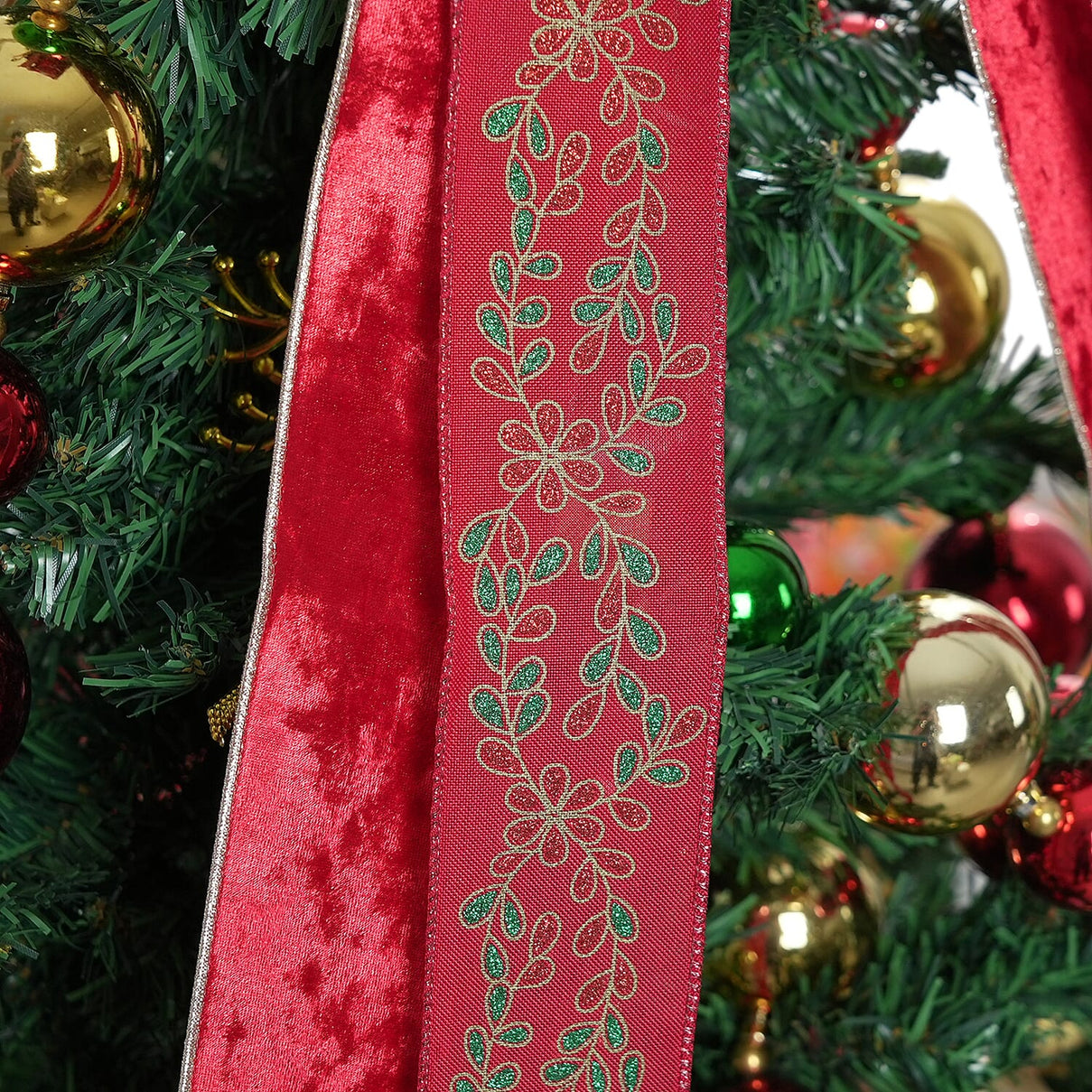 Christmas Ornament (Size - One Size) - Red Green &amp; Gold 8211950 6