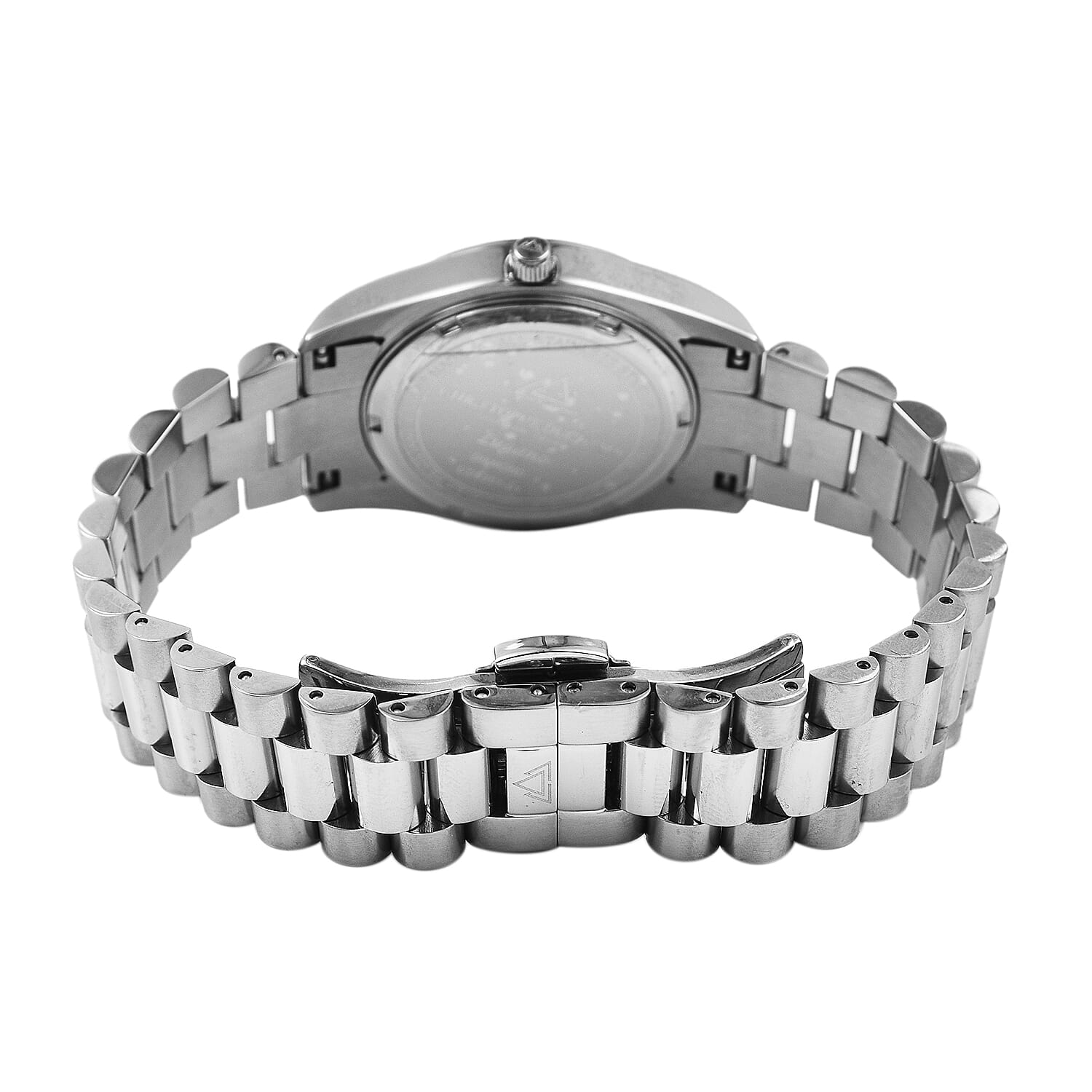 Christophe Duchamp Lugano Swiss Quartz Movt. Blue Dial 50 ATM Water Resistant Watch with Silver Chain Strap 7725465 5