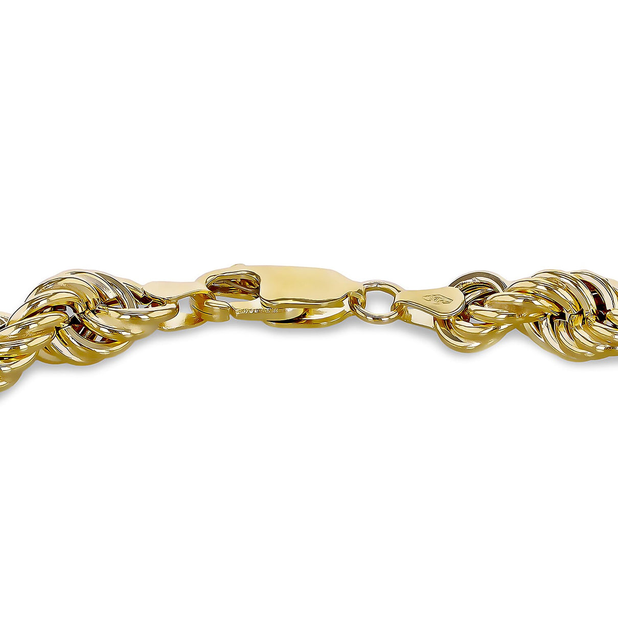 Chunky Figaro Rope Bracelet in 9K Yellow Gold 8 Inch 7567364 2