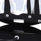 Circular Deer and Tree Pattern Table Lamp