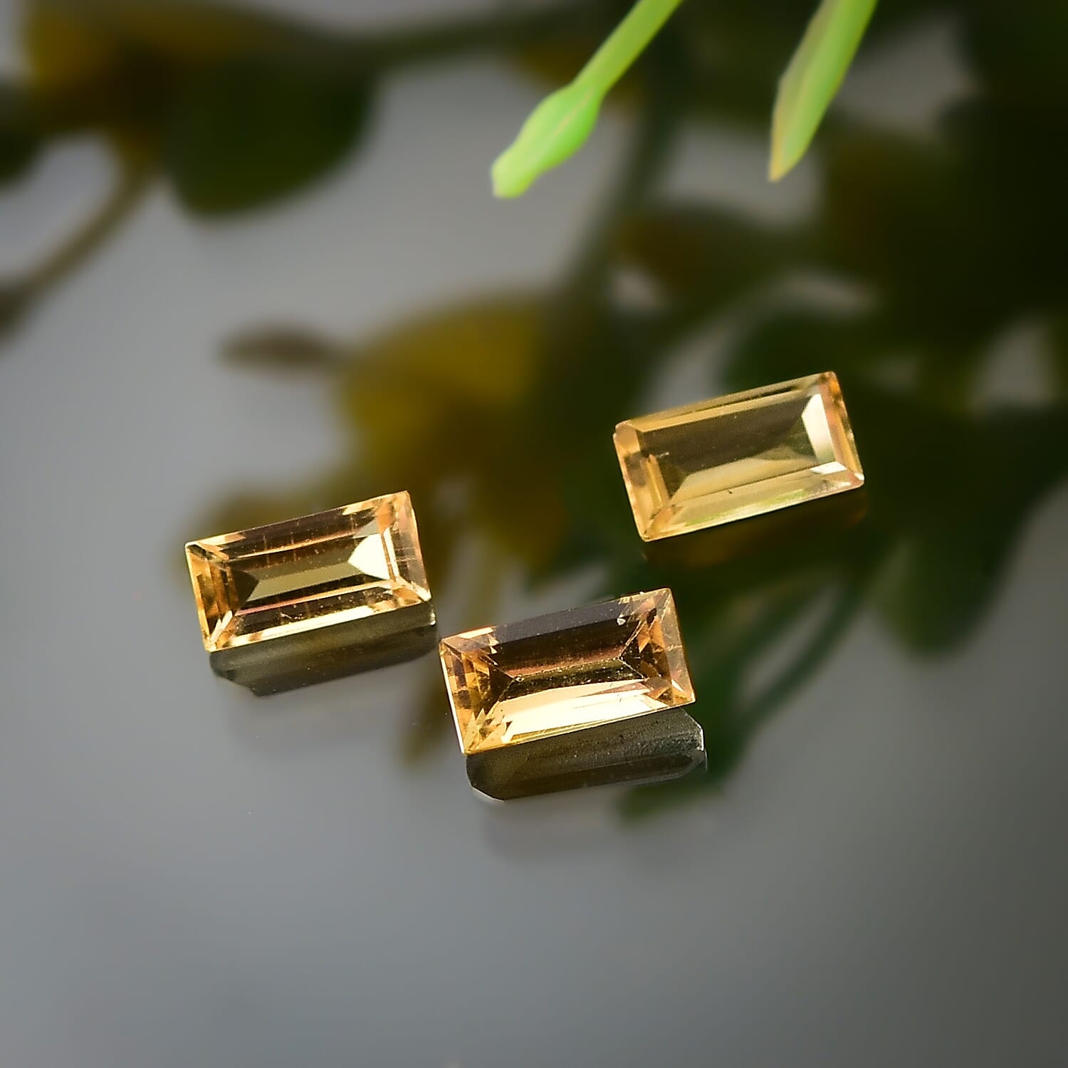 Set of 3 Citrine Loose Gemstones in Baguette Shape 0.56 Ct. 8062231 1