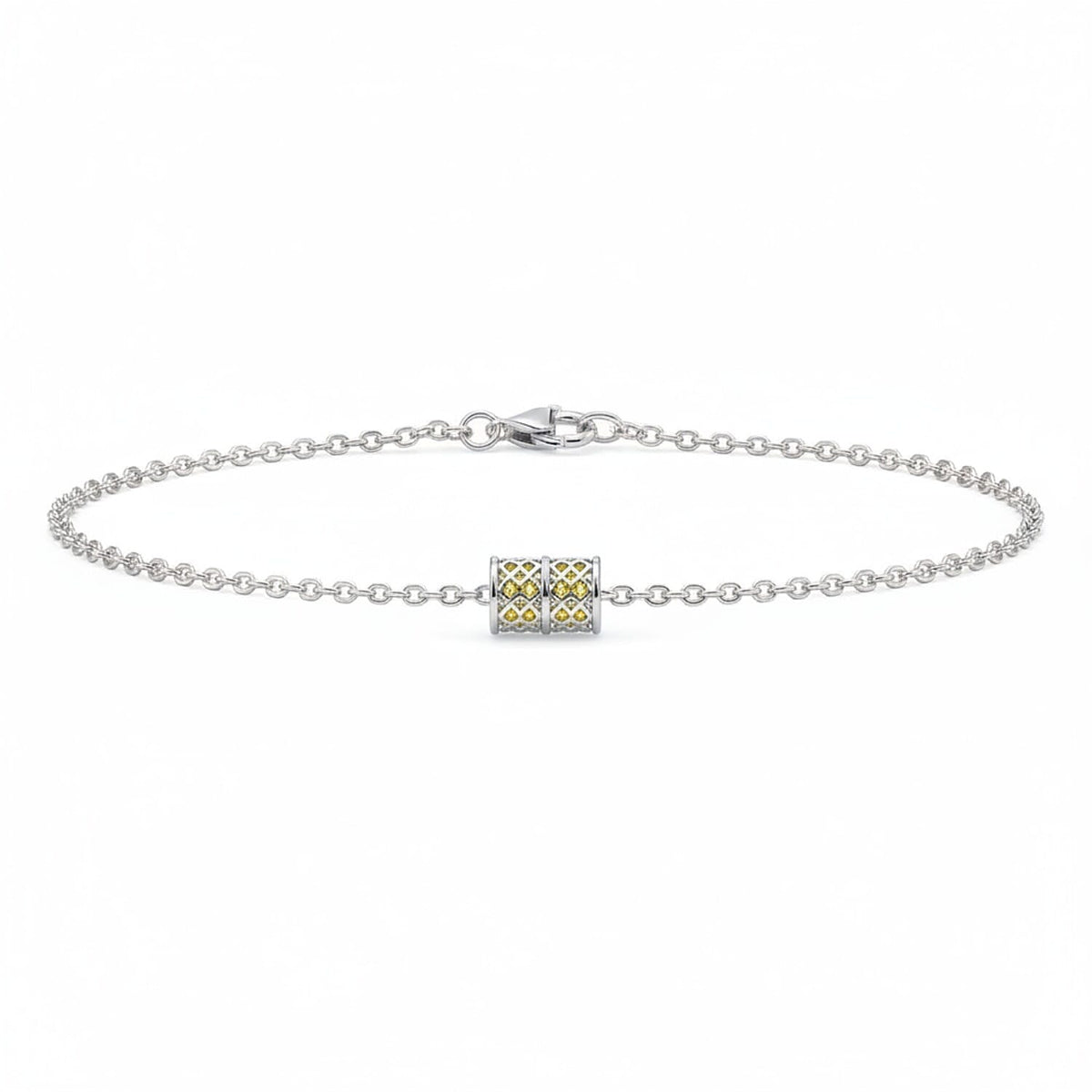 Citrine Bracelet (Size - 6 - 1.5 Ext) with Lobster Clasp Sterling Silver 8.25 Ct. 8181438 0