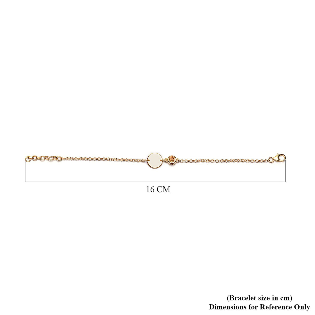 Citrine Bracelet in Gold Plated Sterling Silver 3627390 5