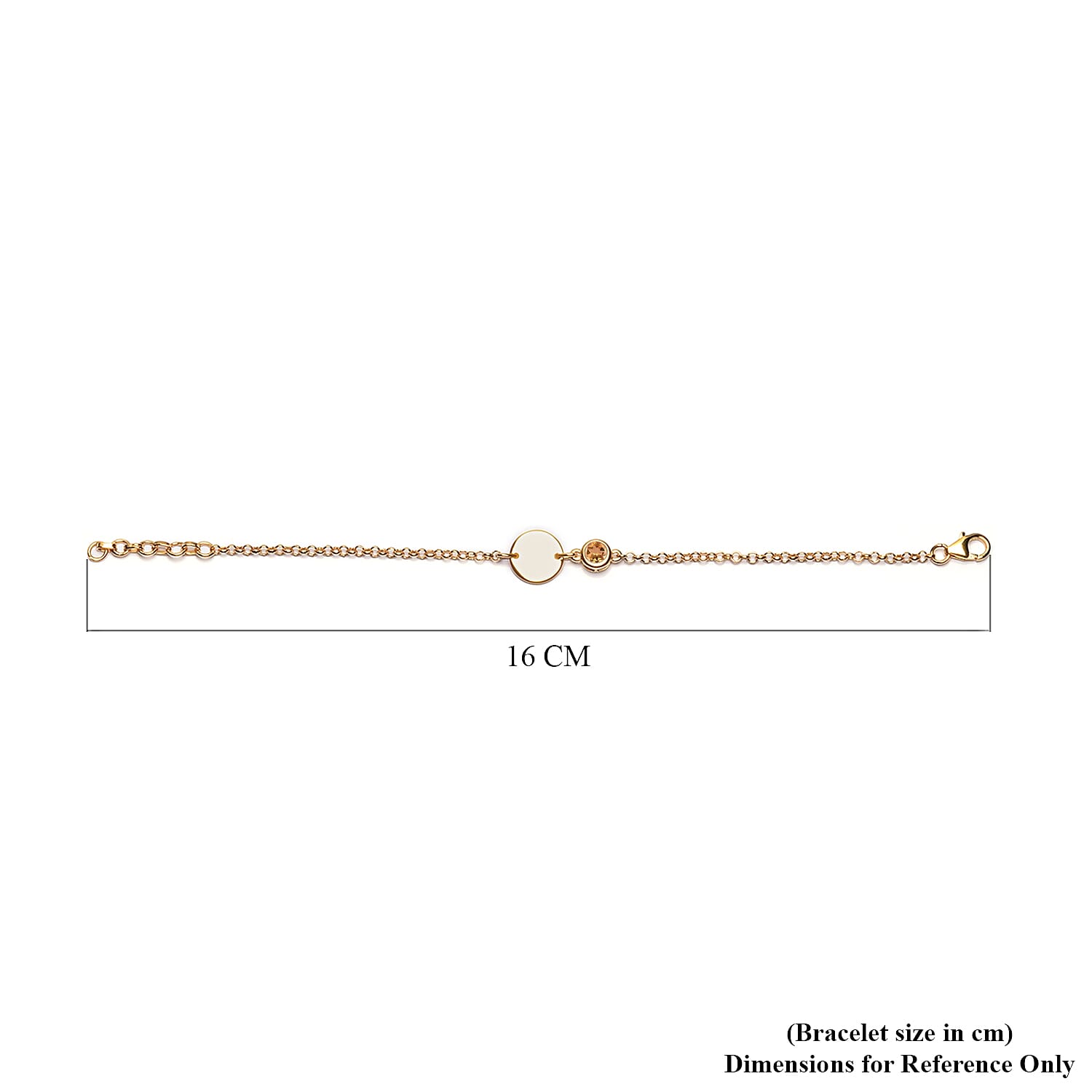 Citrine Bracelet in Gold Plated Sterling Silver 3627390 5