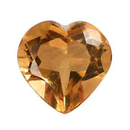 Citrine Heart Shape Gemstone 0.89 Ct