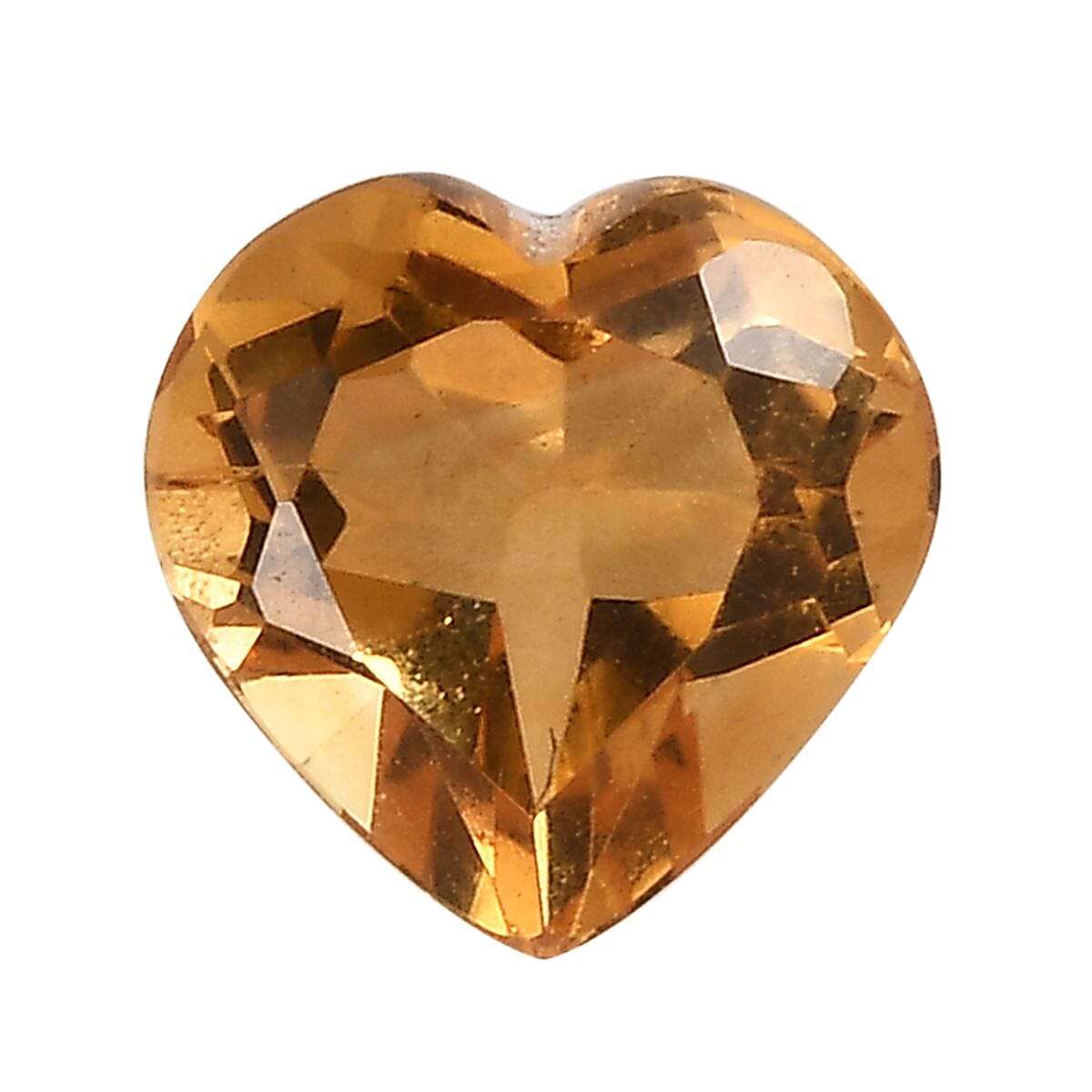AA Citrine Loose Gemstone in Heart Shape (7mm) 0.89 ct. 8025472 0
