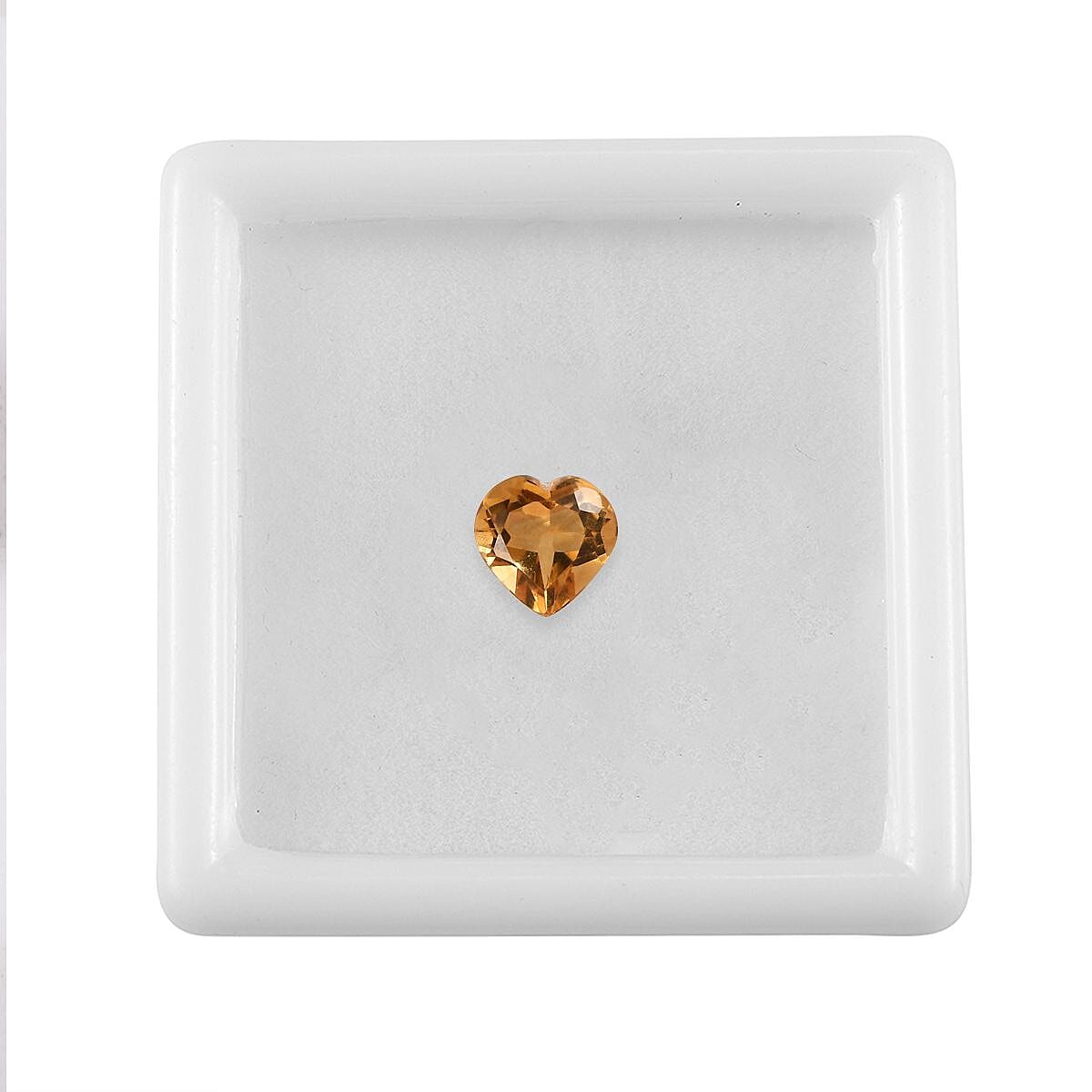 AA Citrine Loose Gemstone in Heart Shape (7mm) 0.89 ct. 8025472 3
