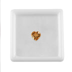 Citrine Heart Shape Gemstone 0.89 Ct