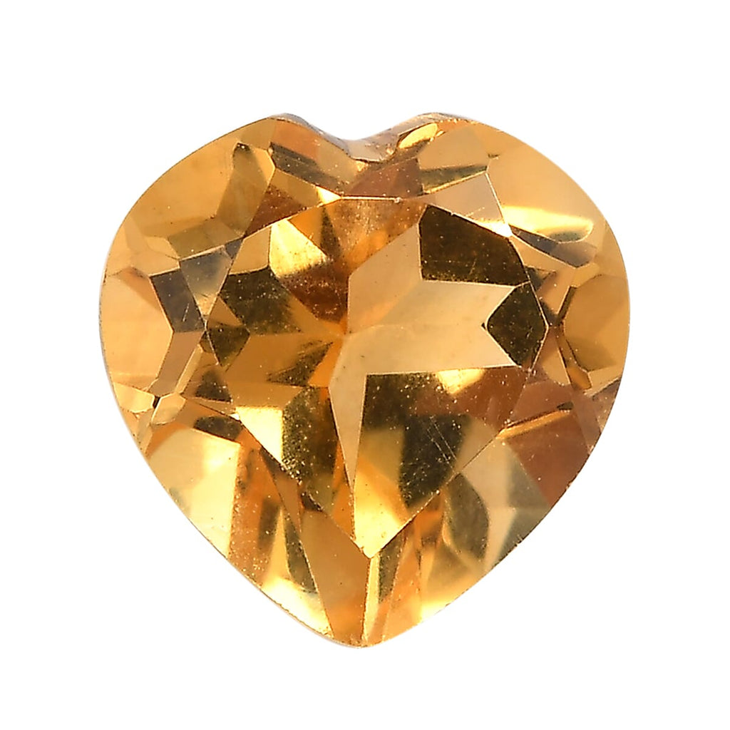 Citrine Heart Shape Gemstone 1.04 Ct.