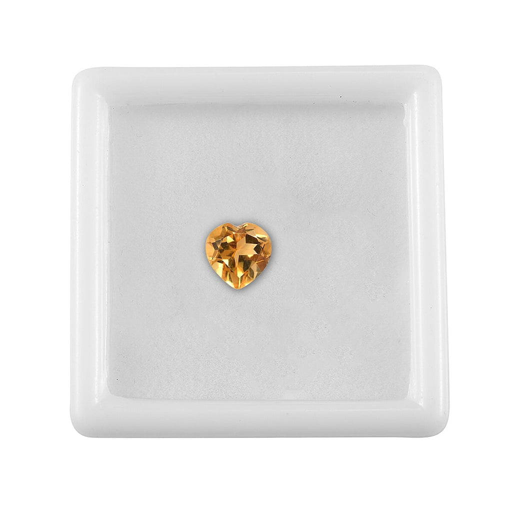 Citrine Heart Shape Gemstone 1.04 Ct.