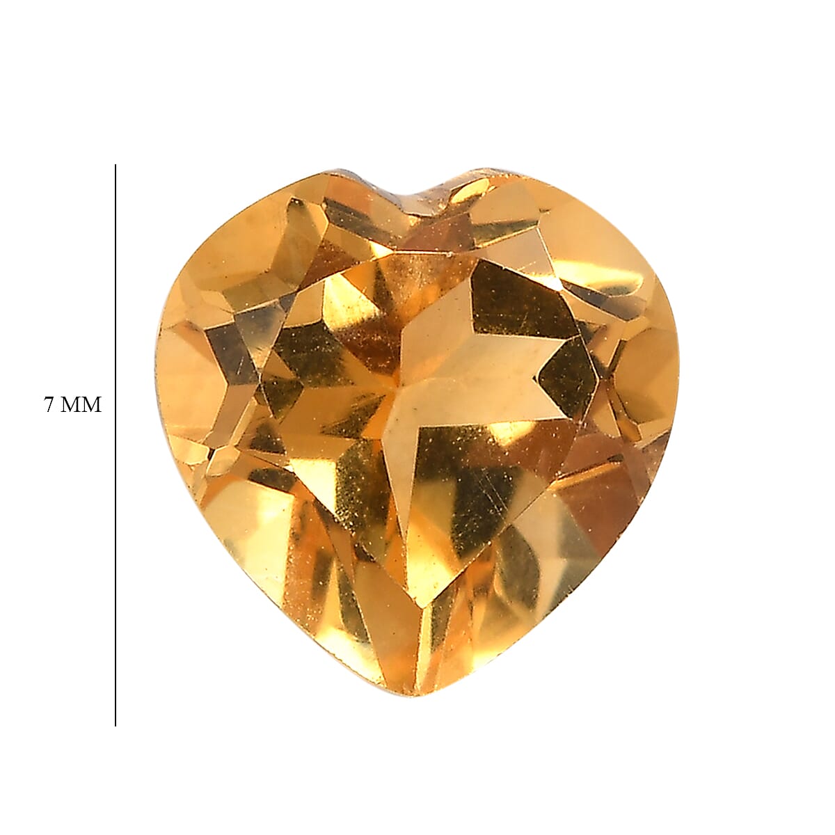 1.04 Ct. Citrine Loose Gemstone in Heart Shape 8062239 4
