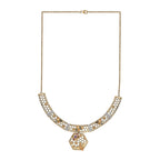GP HoneyComb Collection - 3 in 1 Interchangeable Necklace Multi Gemstone in 18K Gold Vermeil Plated Sterling Silver 5.41 Ct, Silver Wt. 28.55 Gms. Size 20