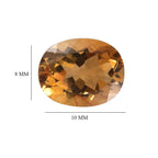 Citrine Oval 10x8 mm
