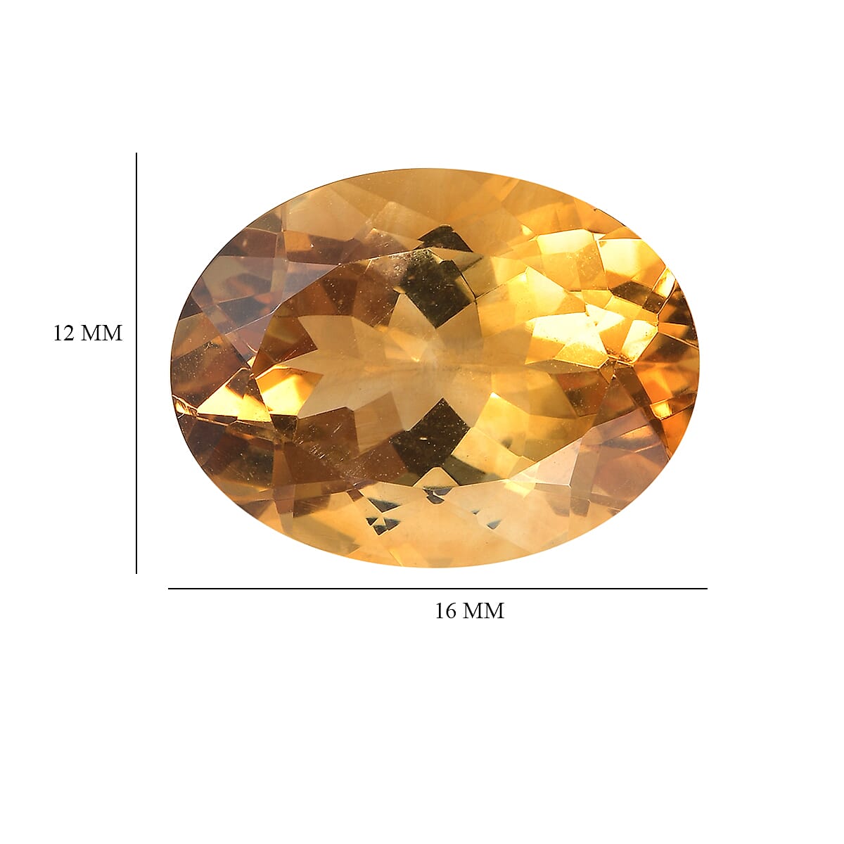 7.58 Ct. Citrine Loose Gemstone in Oval Shape 8062252 4
