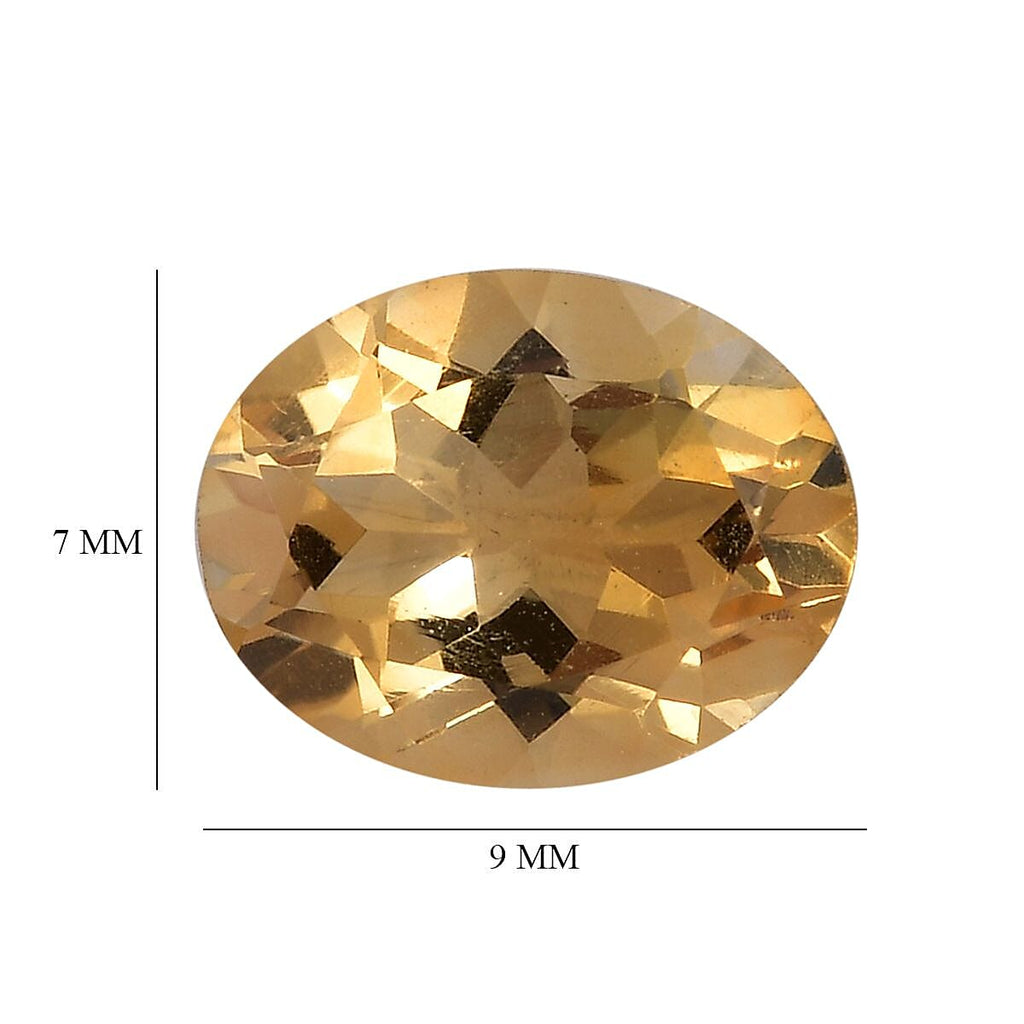 Citrine Oval 9x7 mm