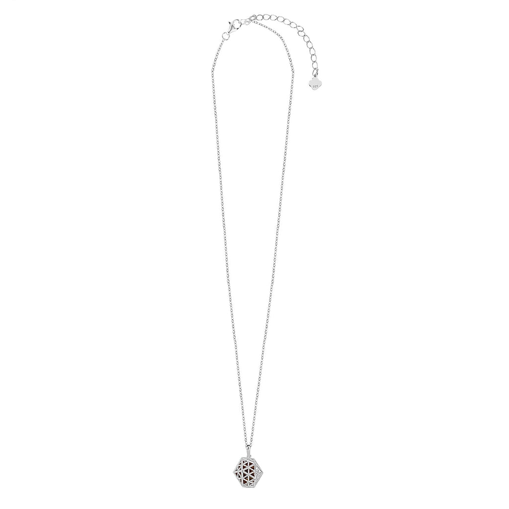 Citrine Pendant (Size 16 - 2 Ext) with Lobster Clasp Sterling Silver 3.55 Ct.