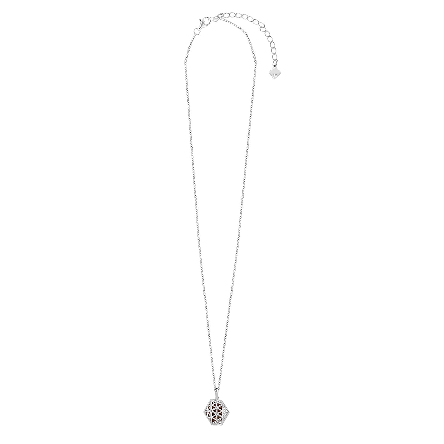 Citrine Pendant (Size 16 - 2 Ext) with Lobster Clasp Sterling Silver 3.55 Ct. 8179722 4