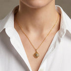 Citrine Pendant (Size 16 - 2 Ext) with Lobster Clasp in Yellow Gold Plating Sterling Silver 6.00 Ct.
