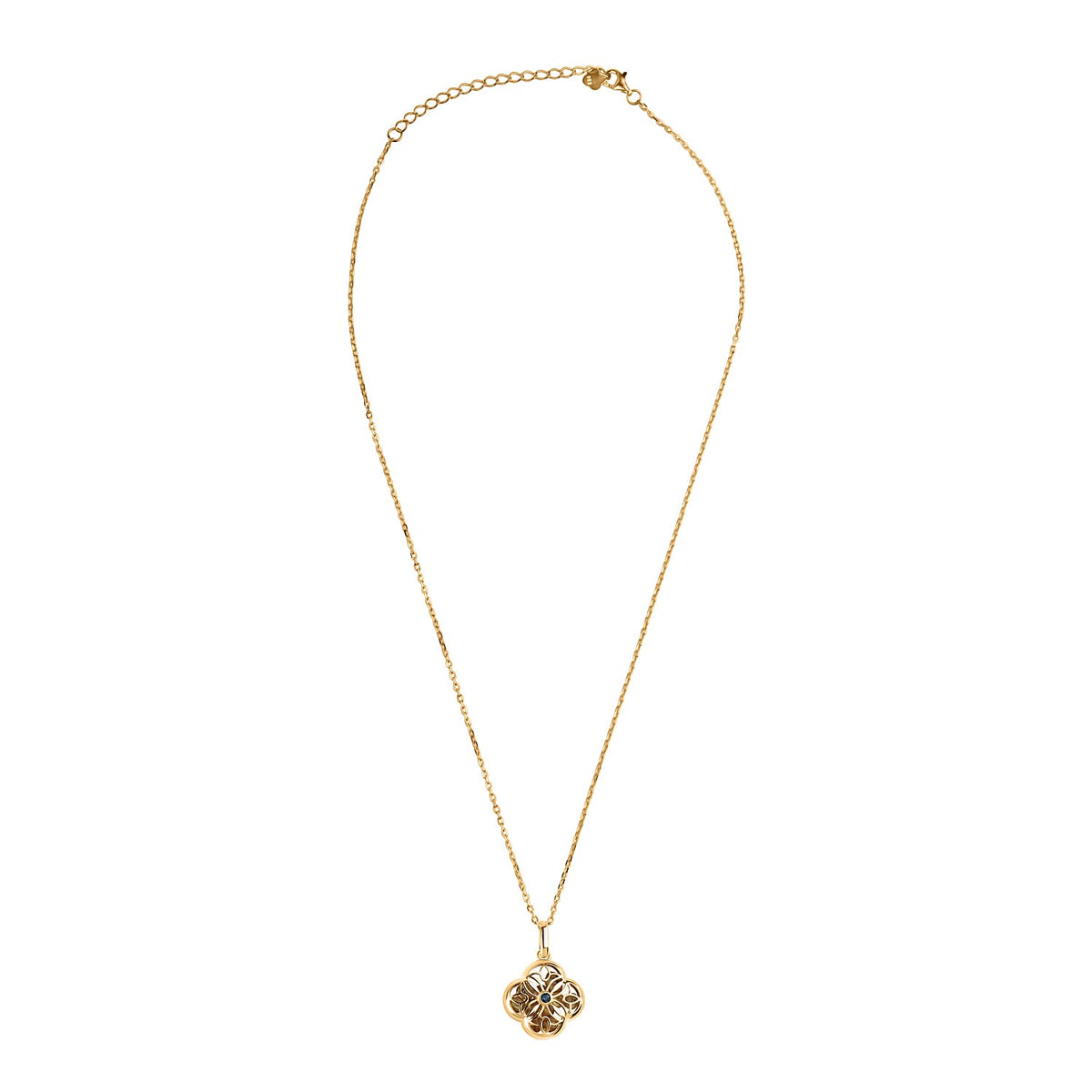 Citrine Pendant (Size 16 - 2 Ext) with Lobster Clasp in Yellow Gold Plating Sterling Silver 6.00 Ct. 8180777 3