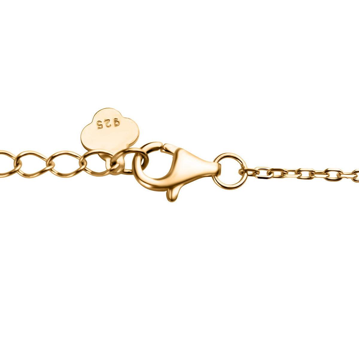 Citrine Pendant (Size 16 - 2 Ext) with Lobster Clasp in Yellow Gold Plating Sterling Silver 6.00 Ct. 8180777 4