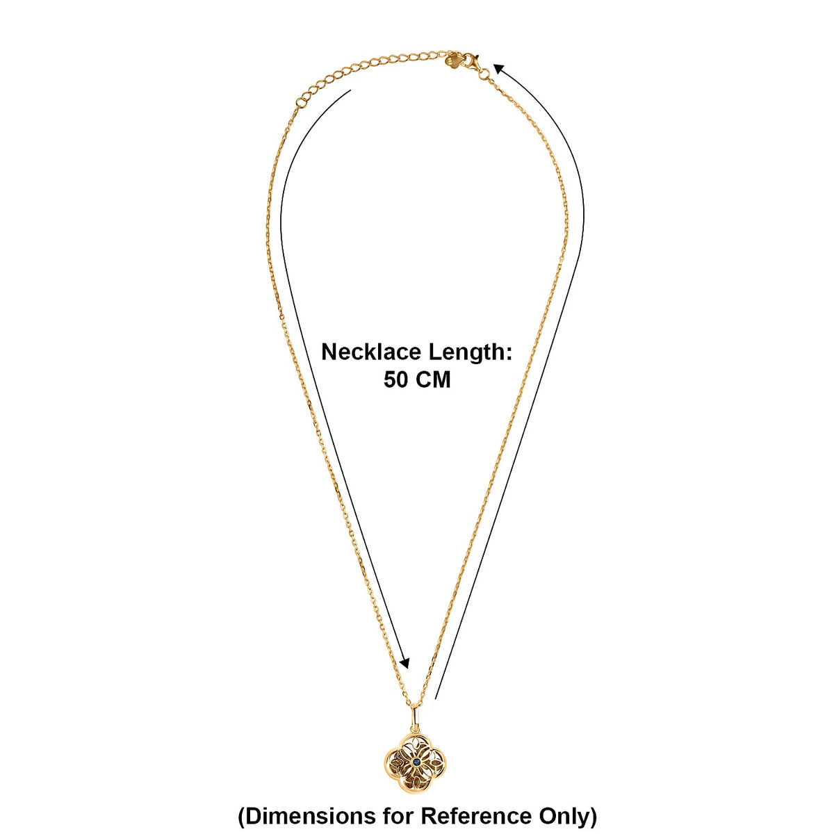 Citrine Pendant (Size 16 - 2 Ext) with Lobster Clasp in Yellow Gold Plating Sterling Silver 6.00 Ct. 8180777 5