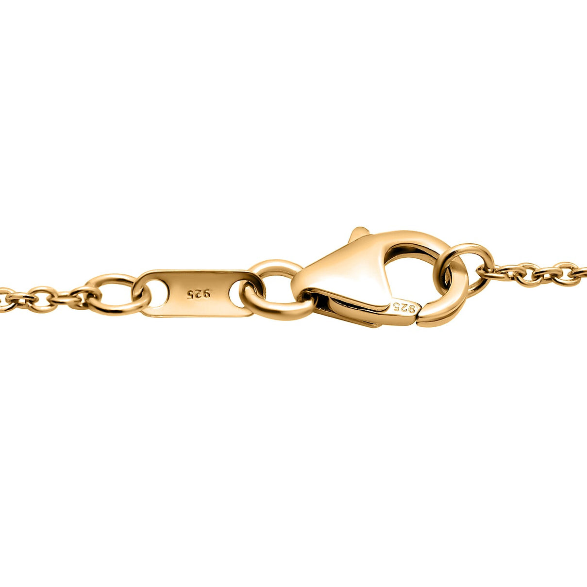 D'Joy - Citrine Cross Pendant with Chain (Size 20) in 18K Vermeil Yellow Gold Plated Sterling Silver 1.20 Ct. 4267168 6
