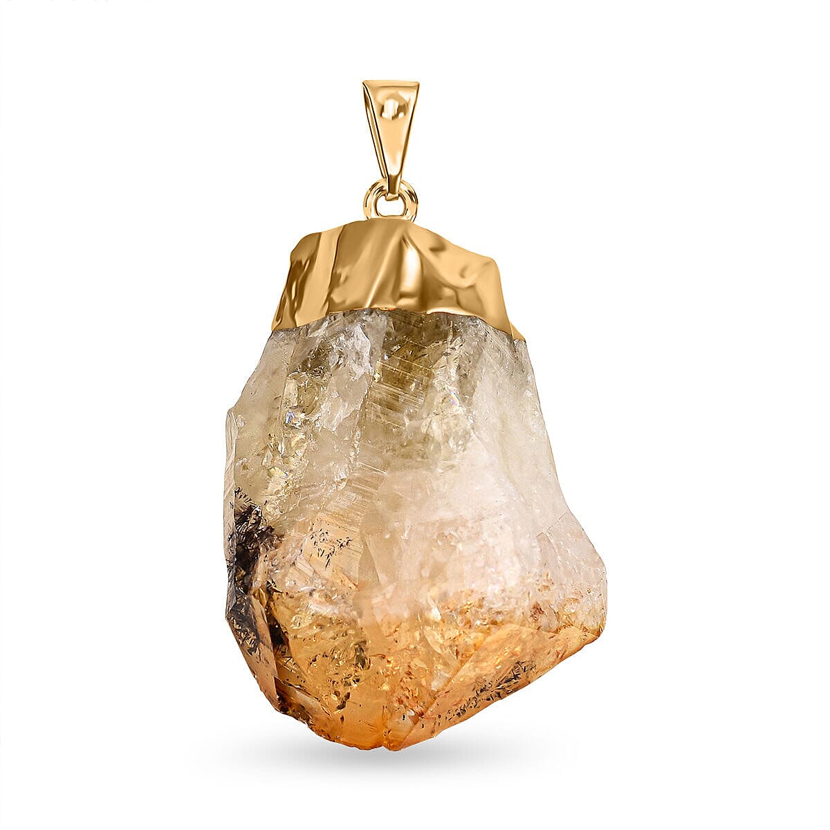 Citrine Point Pendant in Gold Tone 25.00 Ct 7509493 0