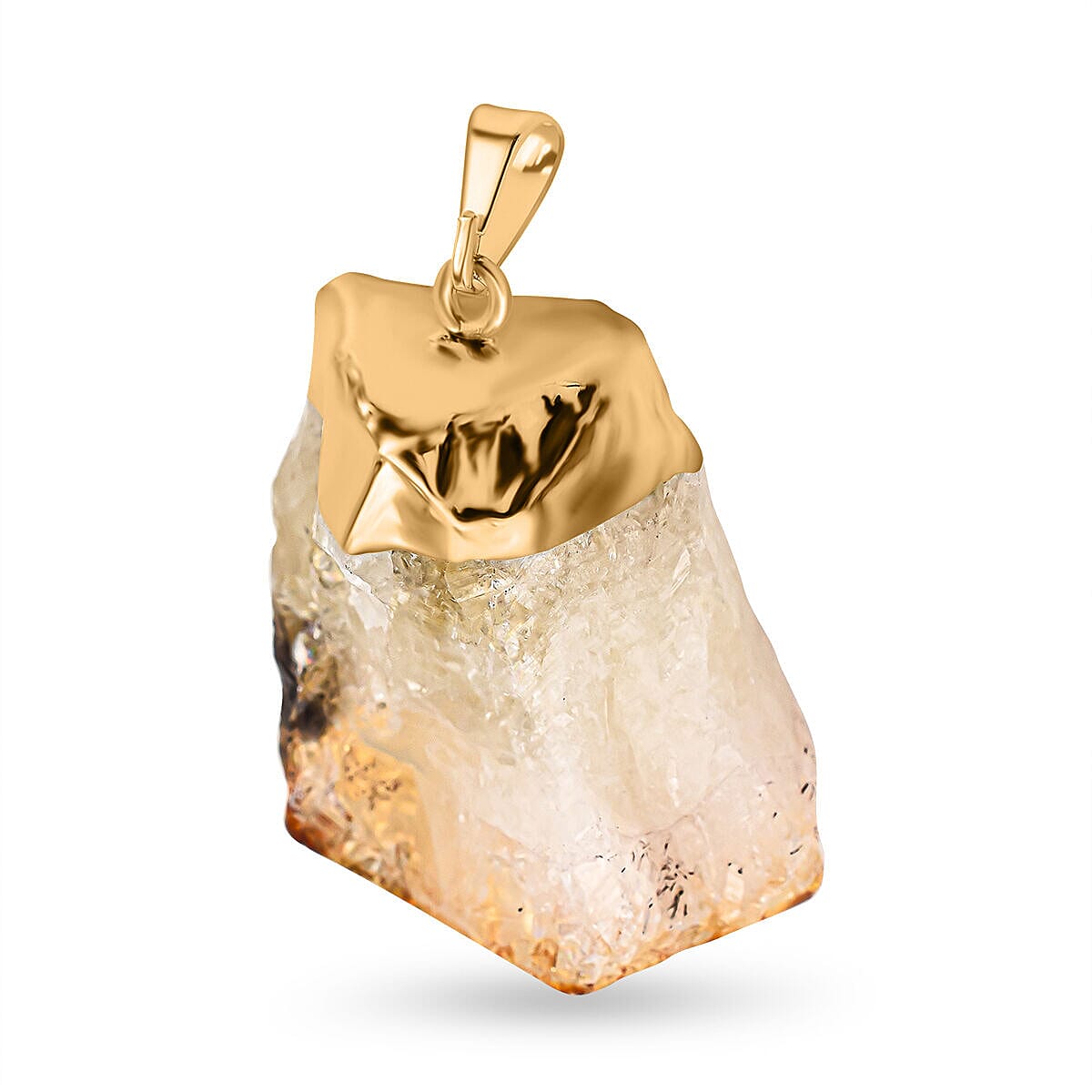 Citrine Point Pendant in Gold Tone 25.00 Ct 7509493 4