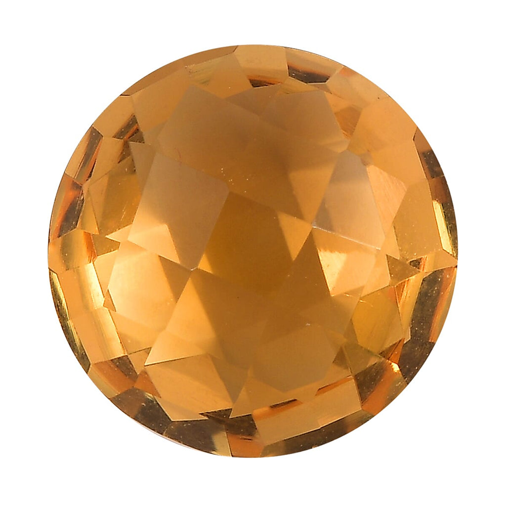 Citrine Round Shape Gemstone 3.05 Ct.