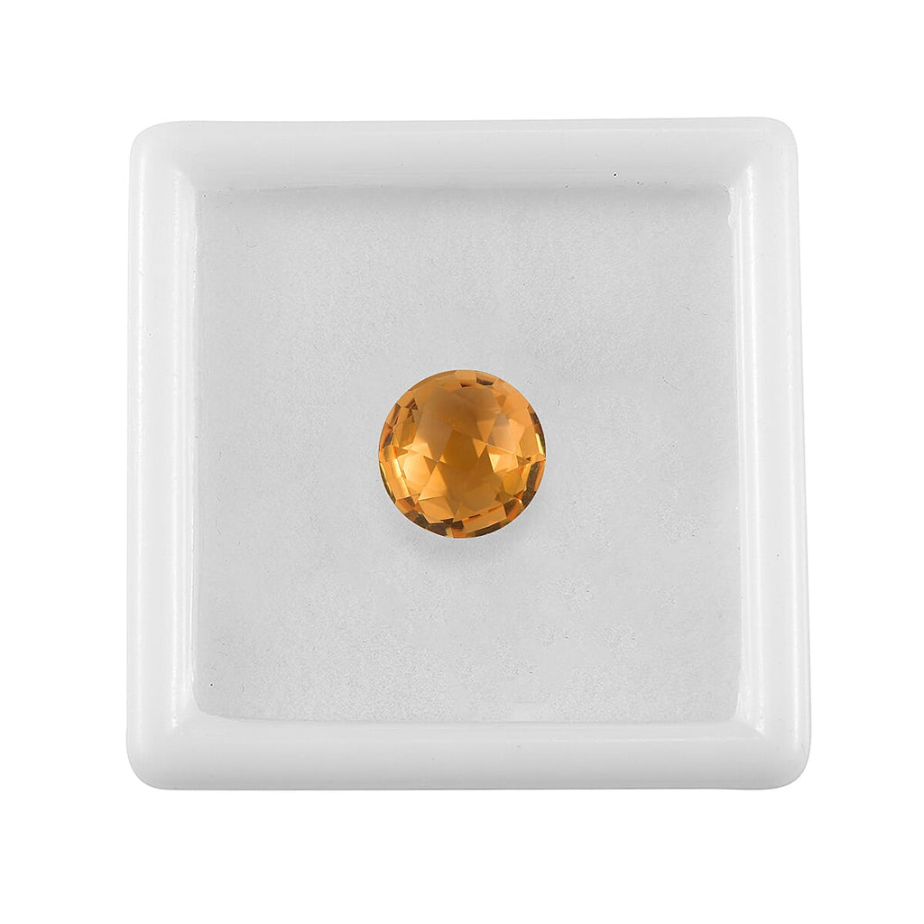 Citrine Round Shape Gemstone 3.05 Ct.