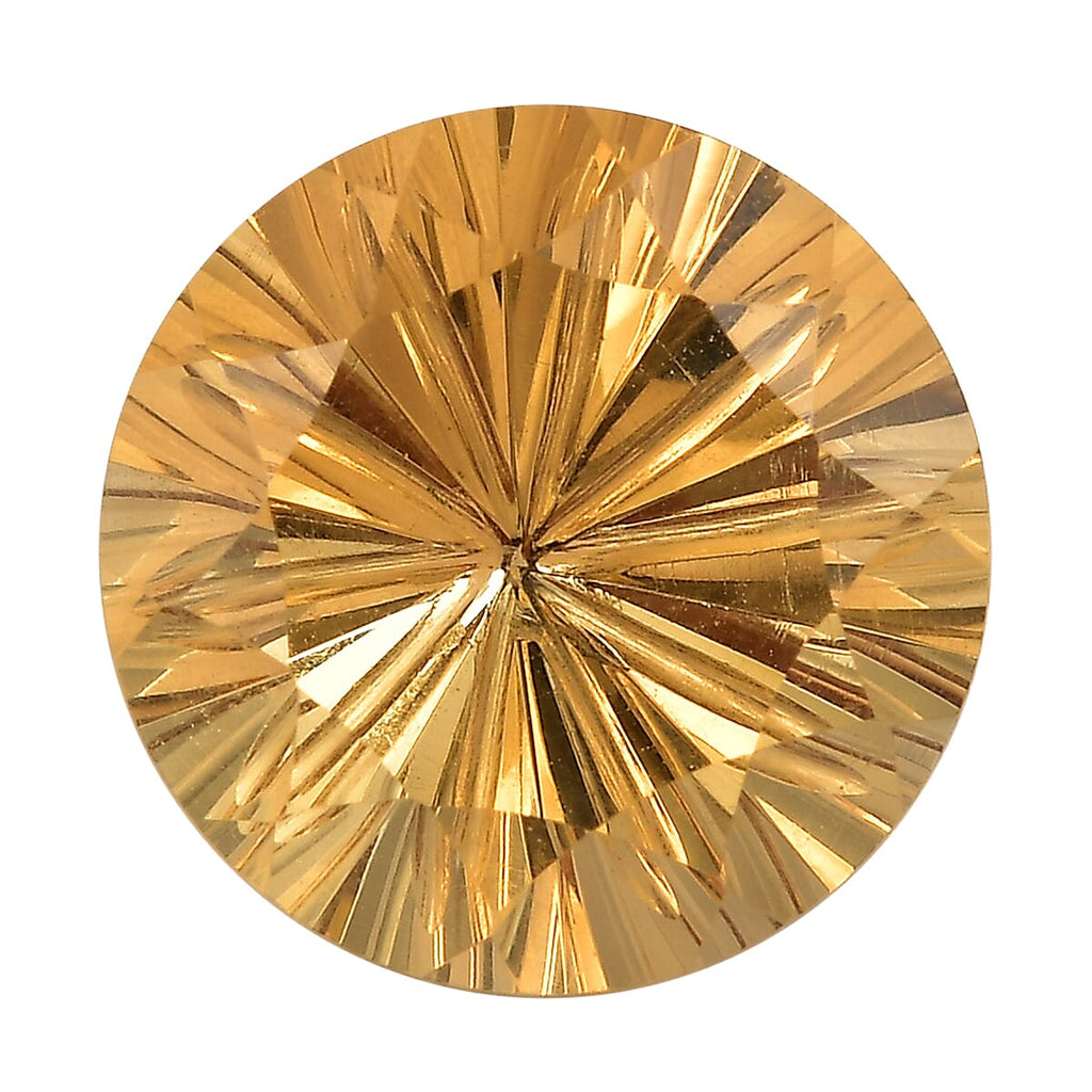 Citrine Round Shape Gemstone 5.81 Ct.