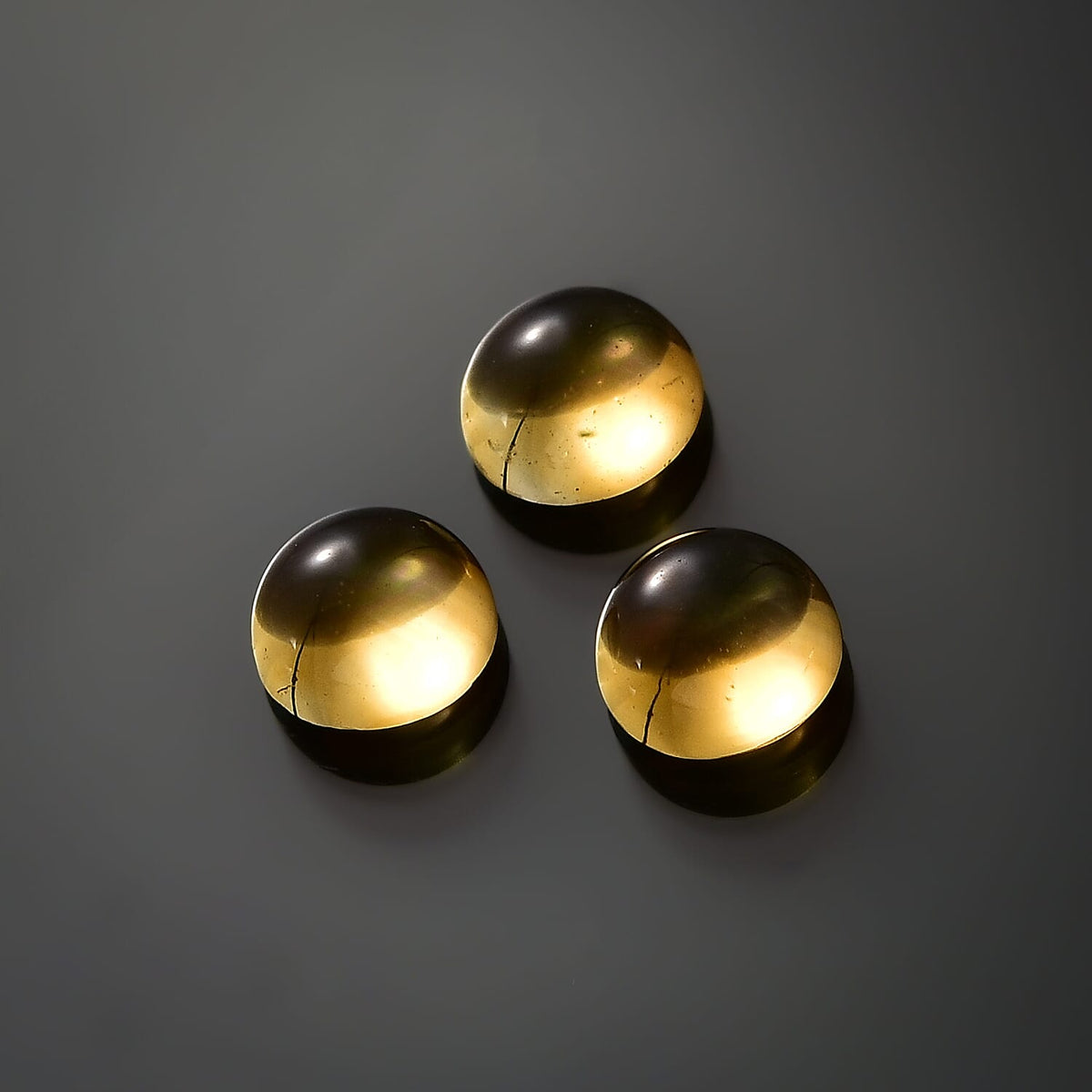 Set of 3 Citrine Loose Gemstones in Round Shape 1.49 Ct. 8062259 2