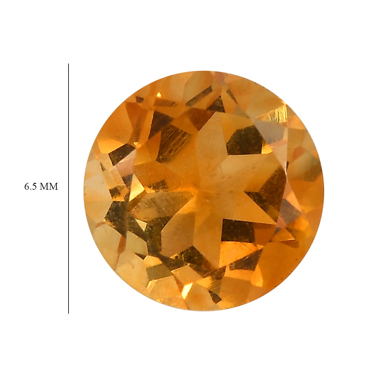 0.91 Ct. Citrine Loose Gemstone in Round Shape 8062260 4