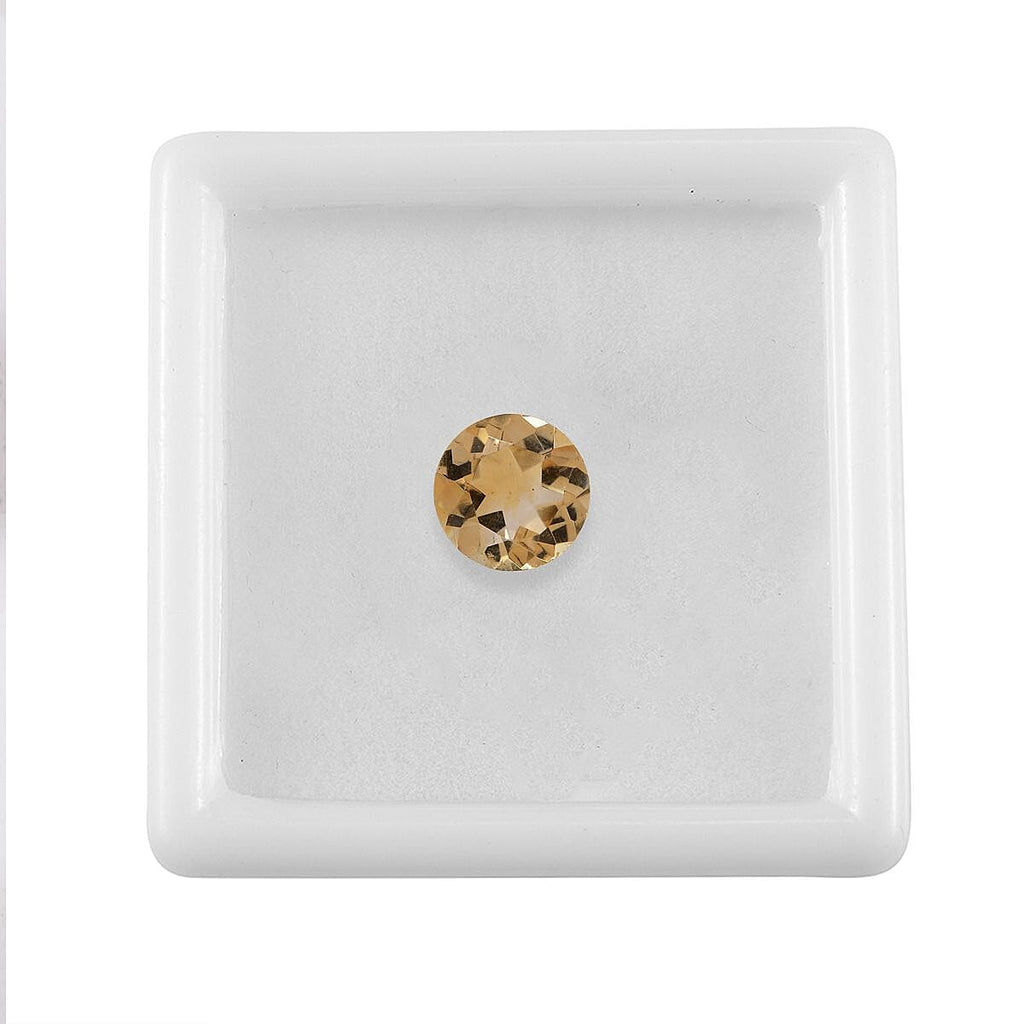 Citrine Round 8 mm