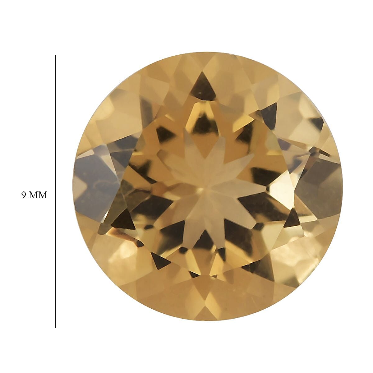 Citrine Loose Gemstone in Round Cut (9.0mm) 7751299 5