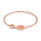 Citrine Bracelet (Size 6 with Extender) in Rose Gold Overlay Sterling Silver