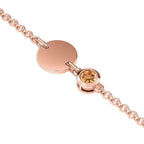 Citrine Bracelet (Size 6 with Extender) in Rose Gold Overlay Sterling Silver